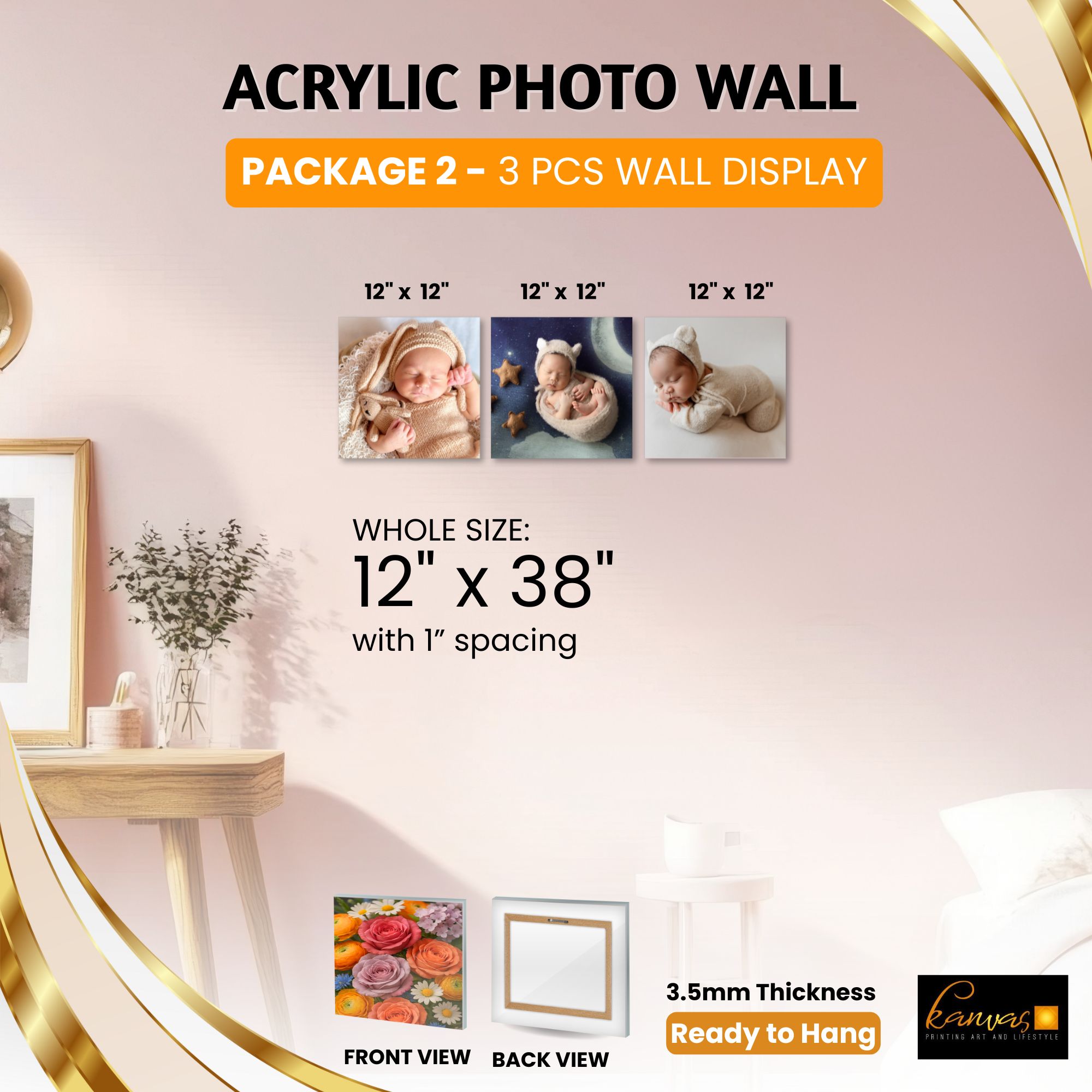 Acrylic Photowall Package 2